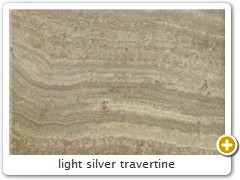 light silver travertine